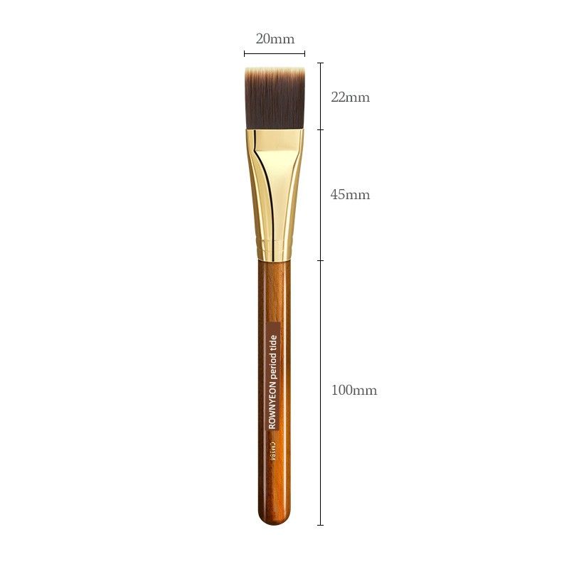 

Langyan Makeup Brush Cm184/185 Flat Foundation Brush with Angled Head for Professional Makeup Artists Other materials Cm184 Flat Foundation Brush