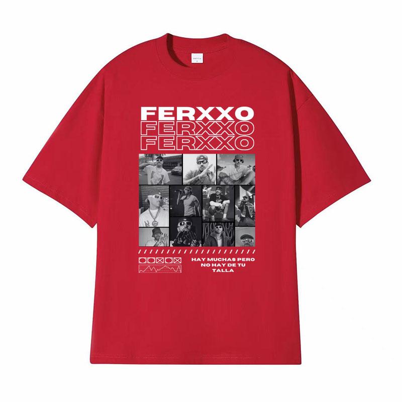 

Rapper Feid Ferxxo Concert Cover Graphic Tshirt Men Women Hip Hop Retro High Quality T Shirt Casual Cotton ONeck T Shirts Tops S