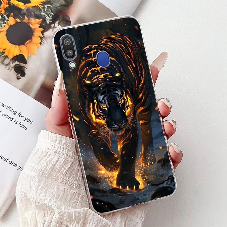 For Samsung Galaxy M10 M20 M30 Case New Fashion Painted Cover Clear Silicone Soft Slim Phone Case For Samsung M10 M20 M30 Fundas