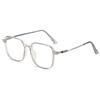 Fashionable anti blue light glasses with rectangular frame suitable for both women and men