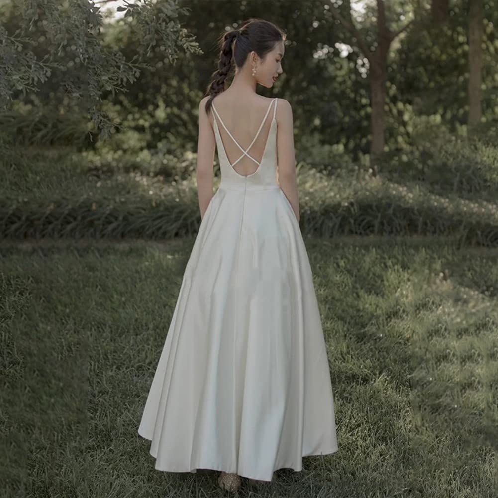 One Long Wedding Beach Overseas Wedding [Fiveen] Pre-Photoshoot Dress, Piece, Dress, After-Party, White, Simple, Sleeveless, Selfie, Photo, Photo,