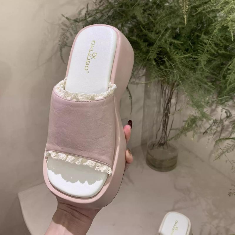 Fashion Flats Platform Women Slippers Casual New Summer Shoes Fashion 2025 Trend Sandals Slingback Woman Flip Flops Beach Slides Zapatos