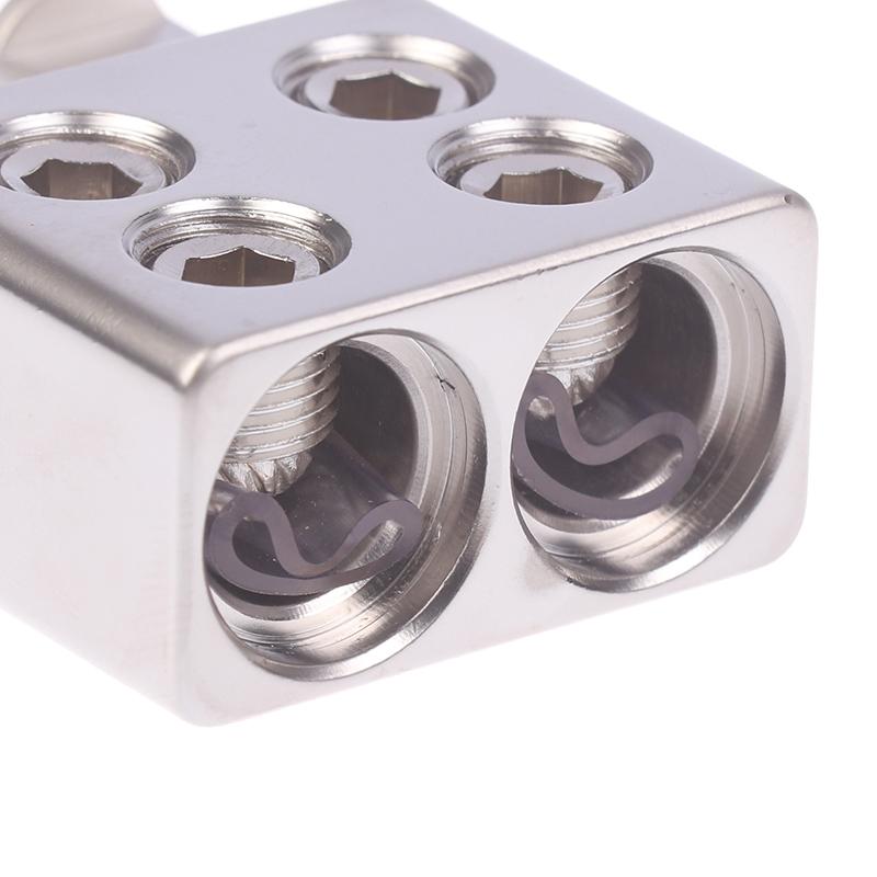 1 Pár Rozbočovačů Kabelů pro Auto Audio Napájecí Svorka Zesilovač Zvuku Duální 1/0 Gauge Na 1/0 Gauge Vstup Zesilovače Redukce Výboj