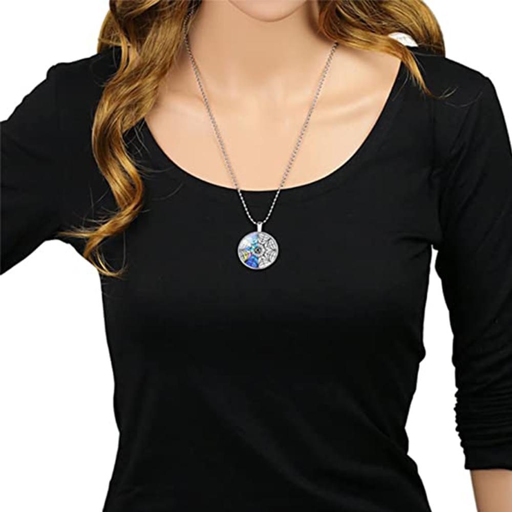 2 stk onsdag Addams anheng Halskjede for barnebursdagsfestdekorasjoner