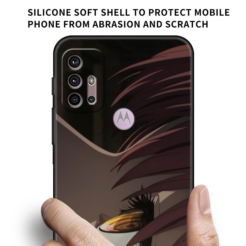 Case For Motorola G60 G30 G22 Edge 20 Lite G31 One Fusion G9 G8 G60s G51 G71 G52 G200 G50 Soft Phone Cover Chainsaw Man Makima