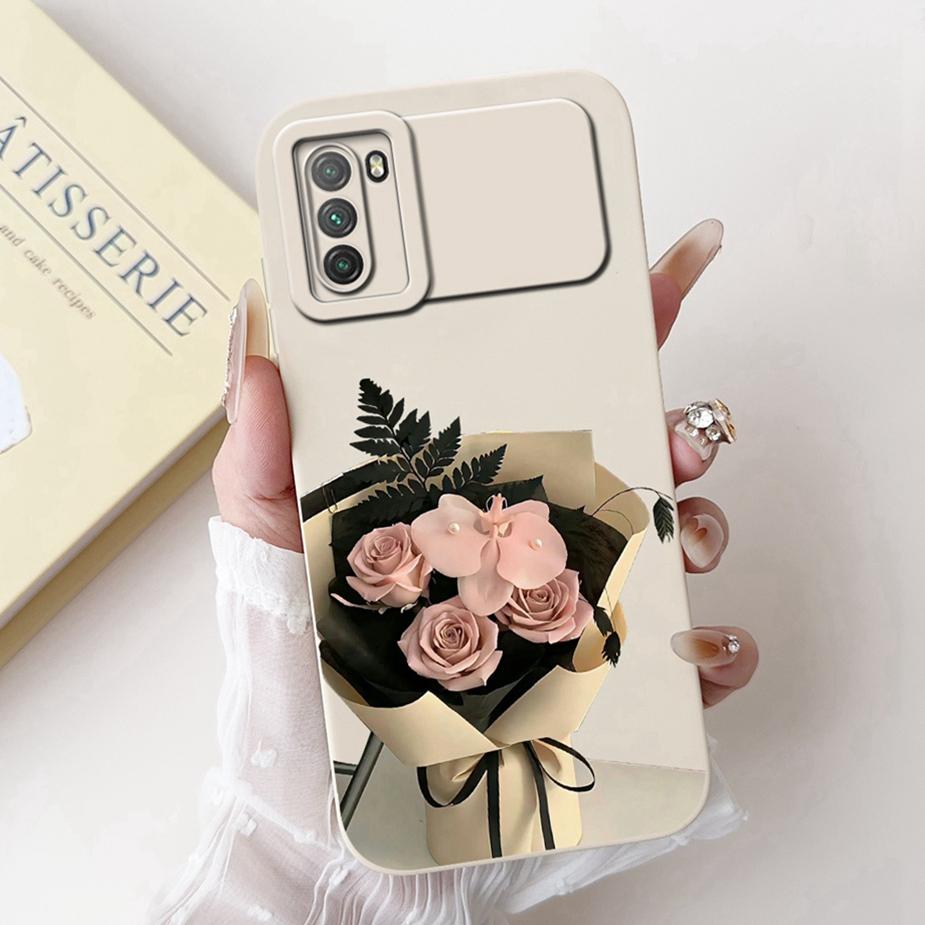 For Xiaomi Poco M3 Case PocoM3 Pro Luxury Candy Painted Cover Soft Silicone Phone Case For Xiaomi Poco M3 Pro 5G Back Cover Bags
