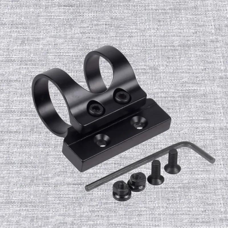Tactical 25.4mm Offset Flashlight Scope Mount M-LOK KEYMOD Rail 45 Degree Sight Hunting Airsoft Accessories