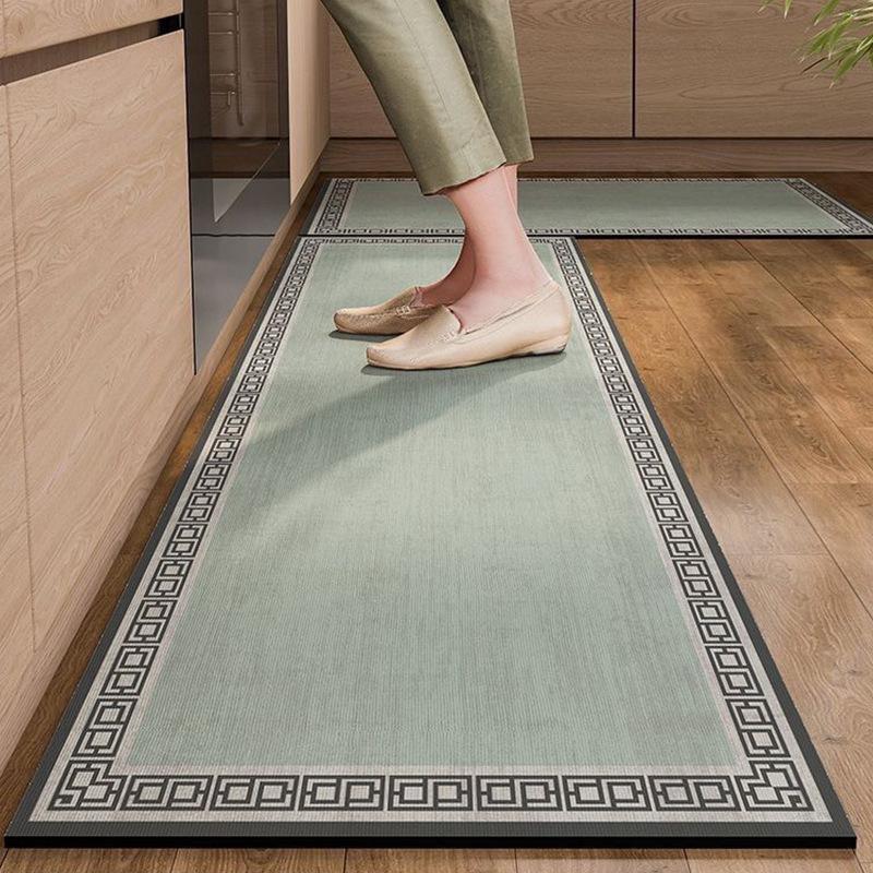 Diatomaceous Mud Kitchen Floor Mat Super Absorbent Doormats Bathroom Pad Anti-Slip Kitchen Mats Wipeable Wash Long Strip Carpet