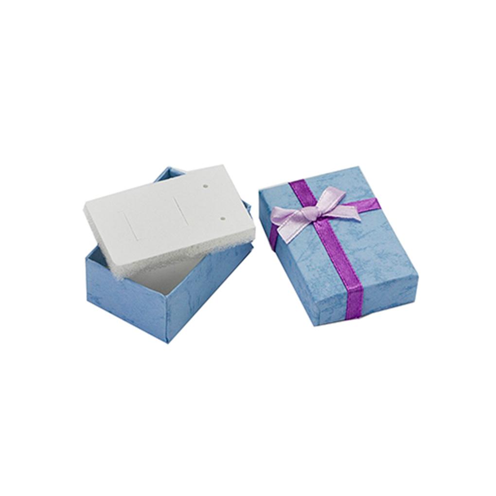 

Ювелирные изделия в коробке Подвески Бумага Твердые Хранение Ожерелья Подарочная Упаковка Упаковка Кольца Пыленепроницаемые Украшения Влюбленные фиолетовый