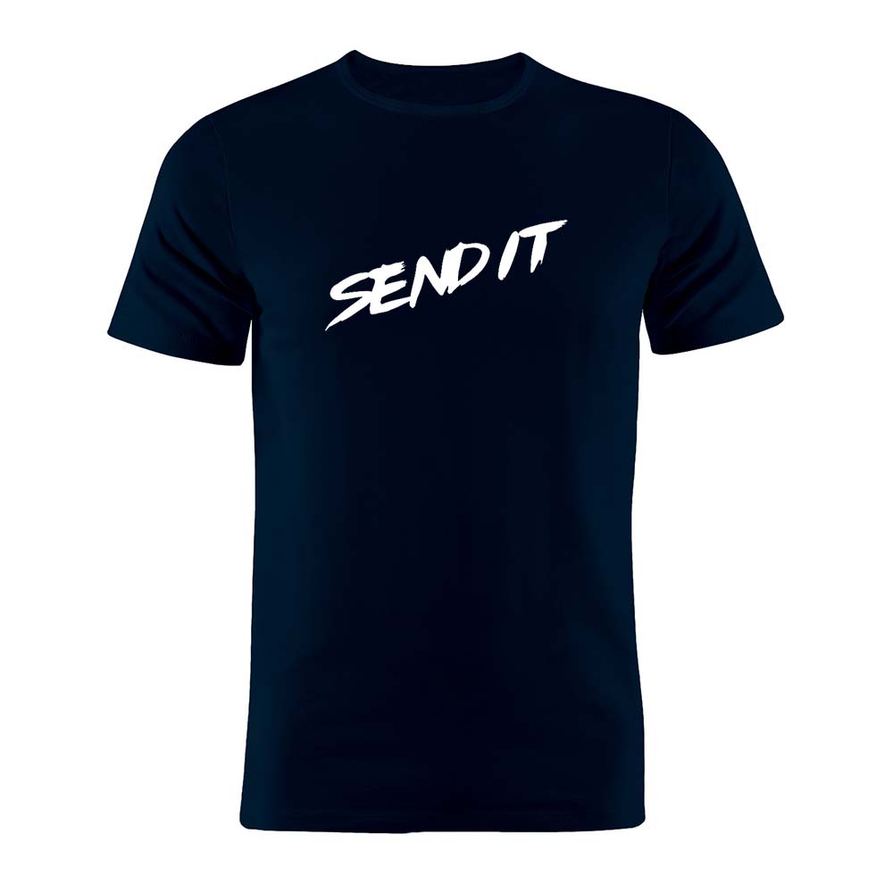 100 Cotton Unisex T Shirt Sled Snowmobile Funny Send It Artwork Tee