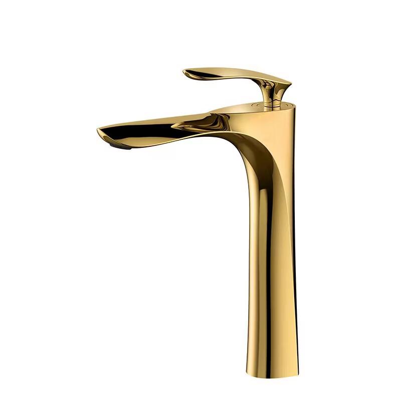 TLXT Maple Leaf Hot & Cold Bathroom Basin Mixer Tap