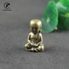 Retro Brass Big Belly Maitreya Tathagata Buddha Statue Hollow Desktop Miniatures Figurines Ornament Decoration Craft Accessories