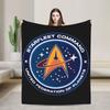 Star Treks Starfleet Blanket Cozy Soft Throw Blankets for Sofa 50x60 Inch Multi-size Quilt