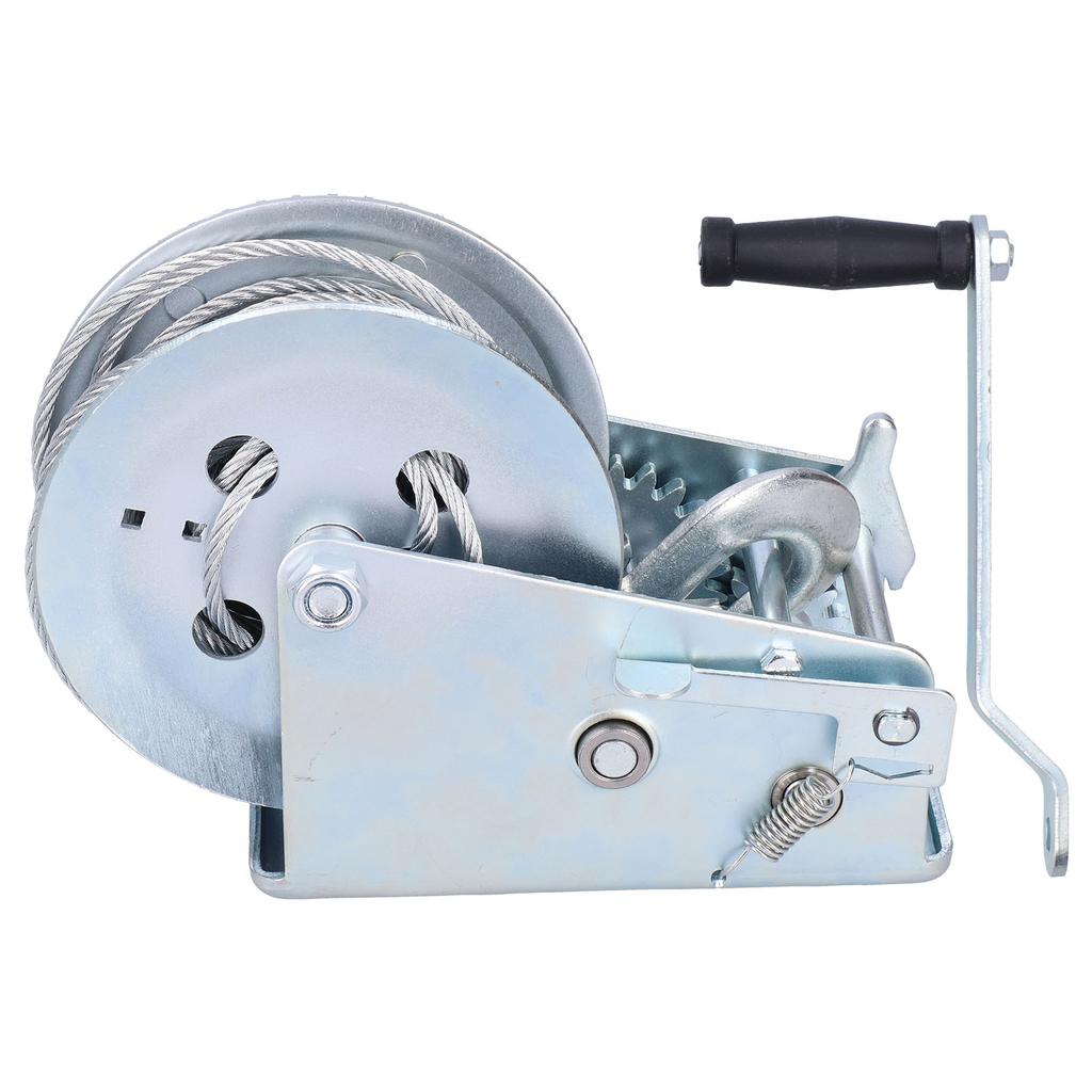 Manual Winch SelfLocking CW CCW Alloy Steel Hand Shake Lifter Trailer 2500lbs for Lifting