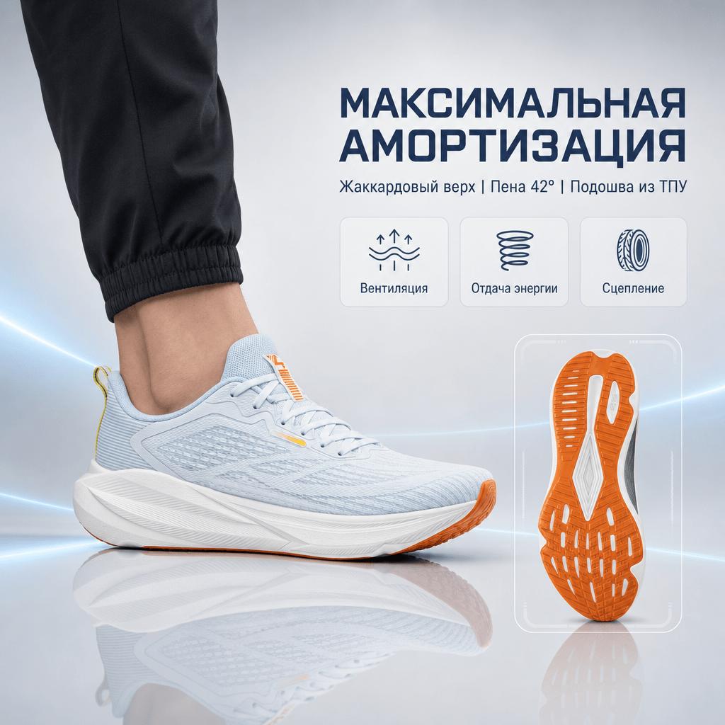 Li Ning Wu Yue 4.0 Training Shoes Men Sneakers Sky-Blue ARSW035-5