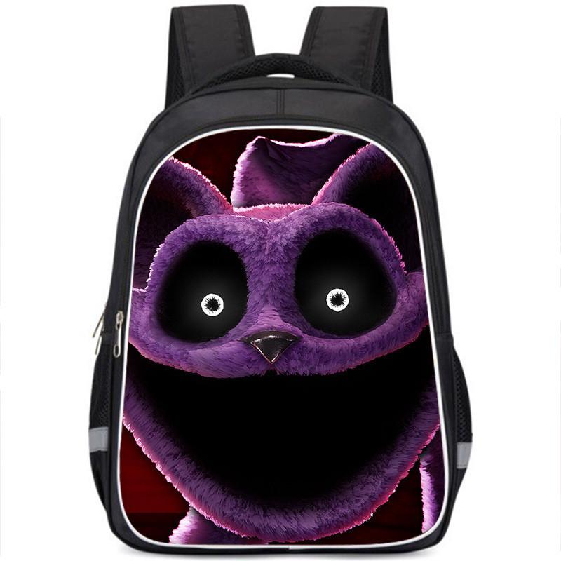 

Stylish Oxford Cloth Catnap Poppy Playtime Backpack For Students Boys And Girls 6,Small