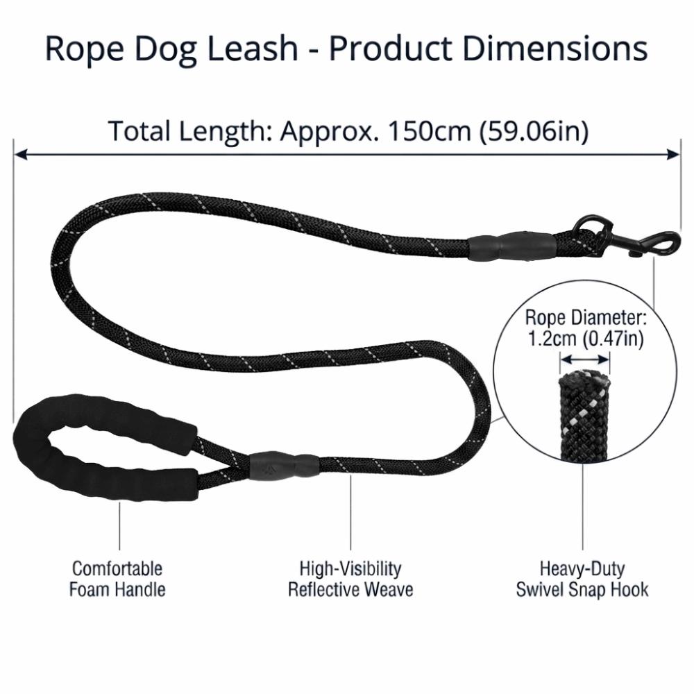 Multi Color Pet Rope Round Rope Pet Walking Strap Small Dog Dog Leash  Pet Training
