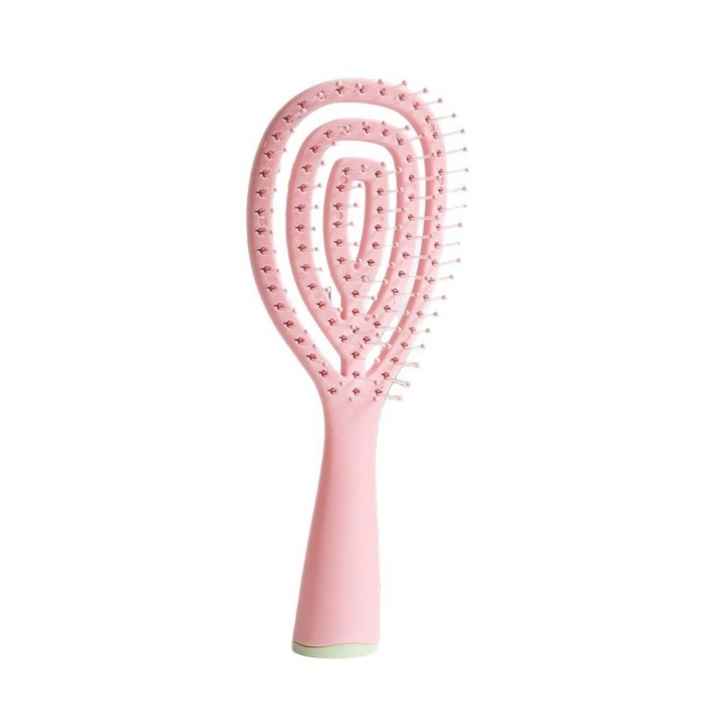 Oval Shape Detangling Hair Brush Hollow Out Scalp Massage Comb New Hair Comb All Hair Types