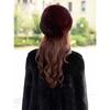 Faux Mink Hat Winter Women's Eco-friendly Mink Hat Winter Middle-aged and Elderly Warm Ear Protection Fur Beret