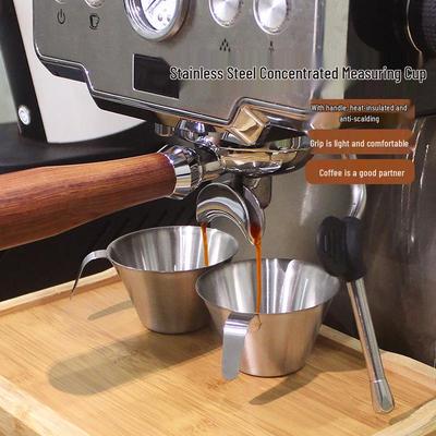 Misurino Espresso in Acciaio Inossidabile da 100ml con Scala