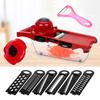 6 Blades Slicer Multi-function Vegetable Mandoline Slicer Kitchen Tools Grater Cooking Tool Sets