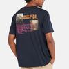 Timberland Logo Print Crew Neck Short Sleeve T-Shirt Men Tops Deep-Sapphire-Blue A6QD1-433