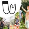 Wall Mount Water Hose Rack Rust Proof Flex Hose Hanger Tool Holder Garden Water Pipe Hook  Outdoor