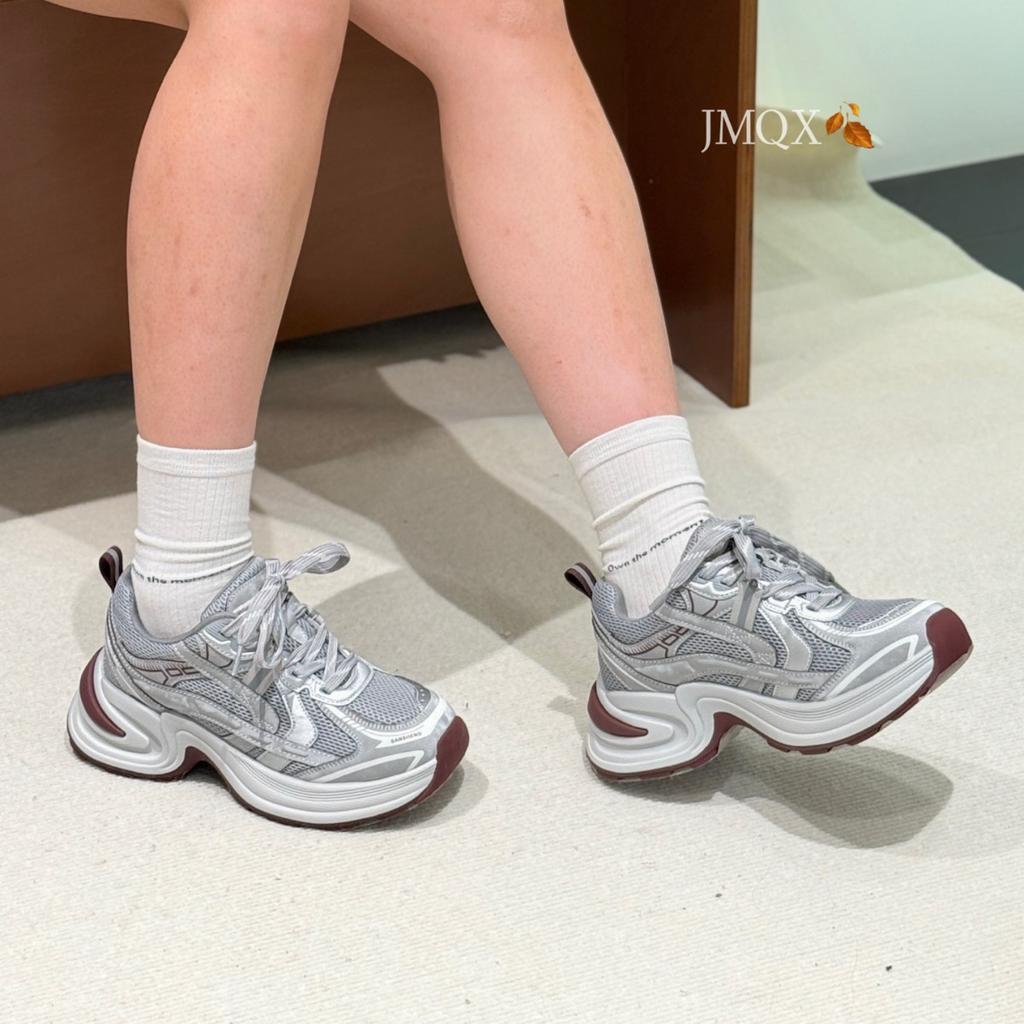 6Cm thick-soled dad shoes women's autumn new small breathable mesh versatile height-increasing fashion casual shoes