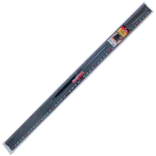 Shinwa Sokutei Super Alsuke Cut Master EX Aluminum Cutter Ruler, 1.5m, 65034
