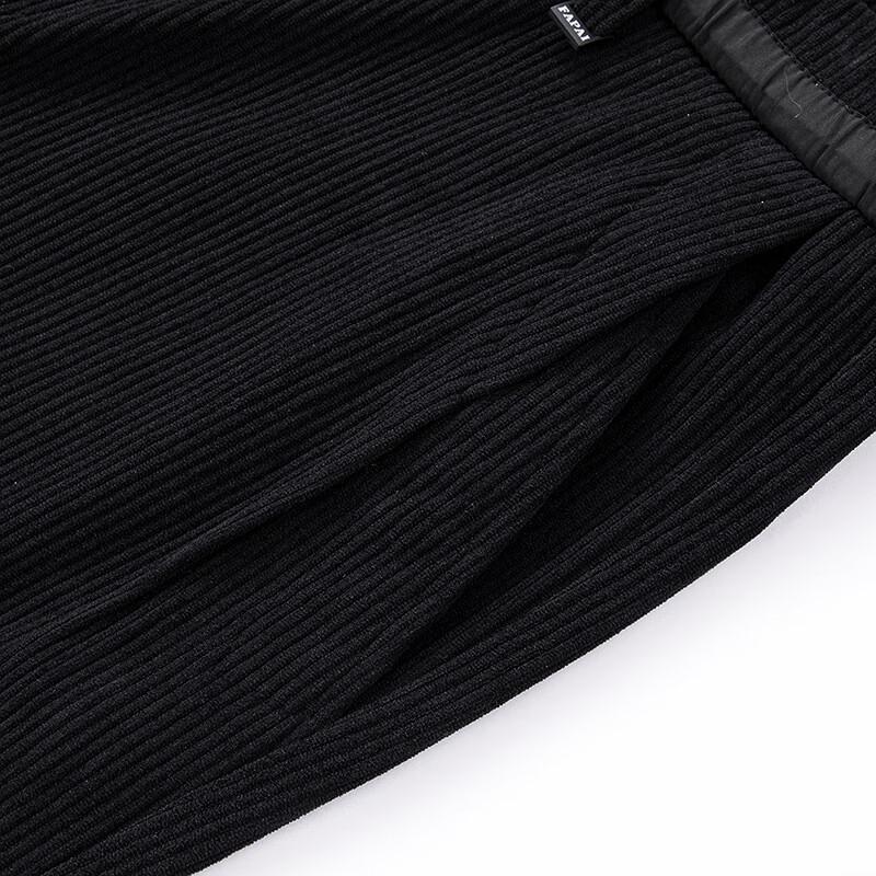 FAPAI Men's Imitation Corduroy Straight Casual Pants