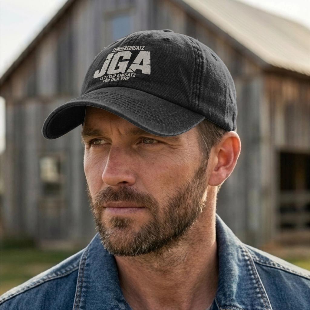 Special Use Jga Last Use Before Marriage Unstructured Baseball Cap Soft Gift Denim Washed Funny Headwear Outdoor Adjustable Hat