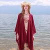 Women's Ethnic Style Tassel Knit Shawl