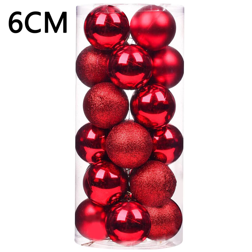 6CM Christmas Balls Ornaments for Tree - Shatterproof Christmas Tree Decor Large Hanging Ball for Holiday Wedding Party Decor