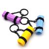 New Style 2025 Yoga Mat Keychain: Sports & Fitness Pendant with Colorful Dopamine Design