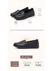 Ladies' Genuine Leather Loafers - Soft Sole Comfort Shoes for Spring & Autumn. Perfect for Middle-aged and Elderly Women.