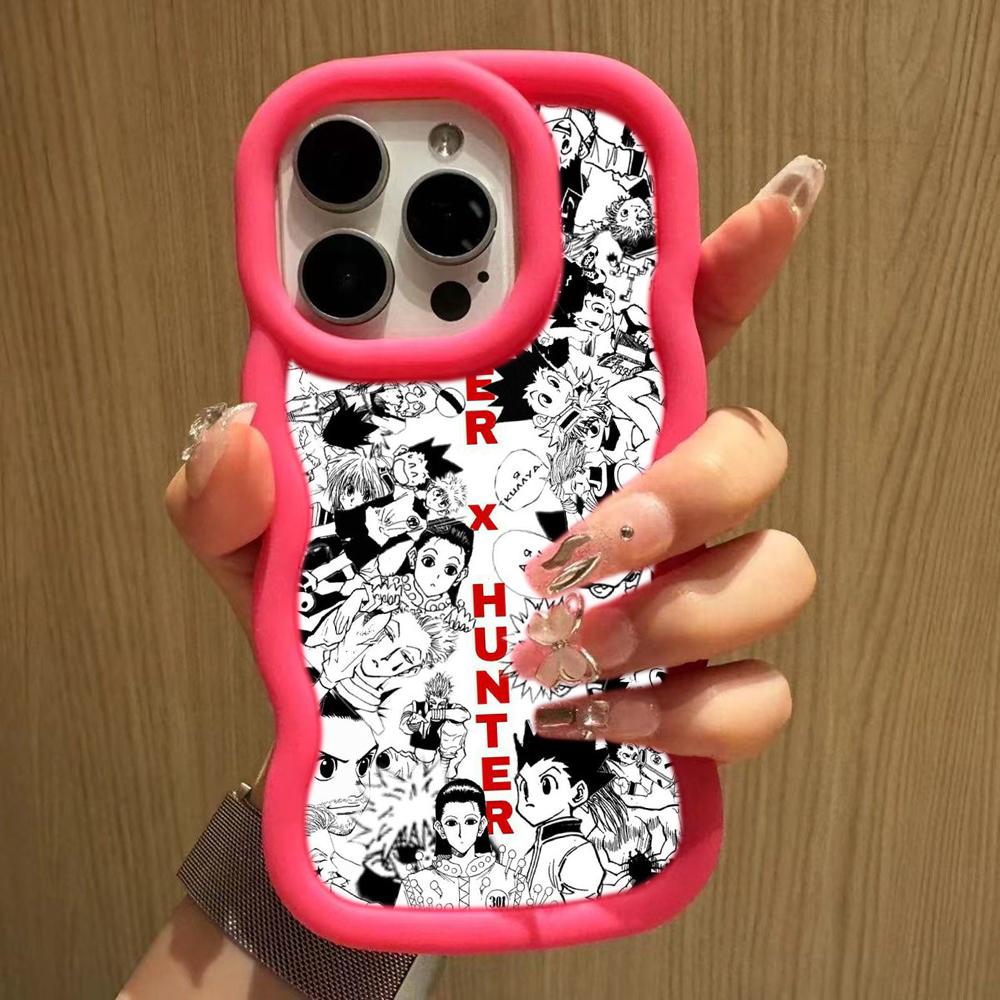 Ae82 Hunter X Hunter Anime Art Huse de protecție pentru telefon pentru Samsung S24 Plus S23 Ultra A14 A55 A06 Honor X9b Motorola OnePlus Big Wave TPU Husă din spate