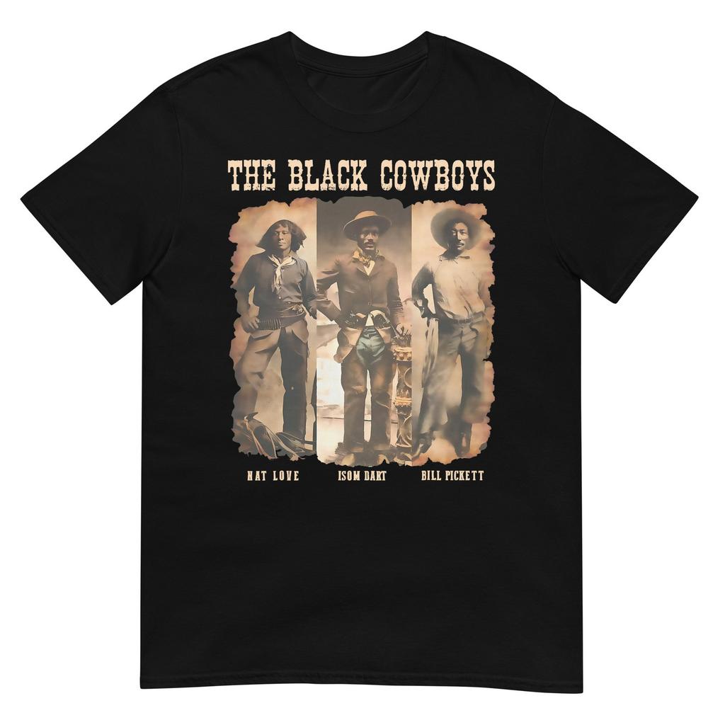 Black Cowboy Western Rodeo Melanin Black History Texas Unisex TShirt