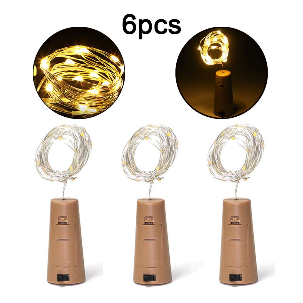Buy Cork Shaped Wine Bottle Stopper String Lights 2M 20LEDs Copper Wire
