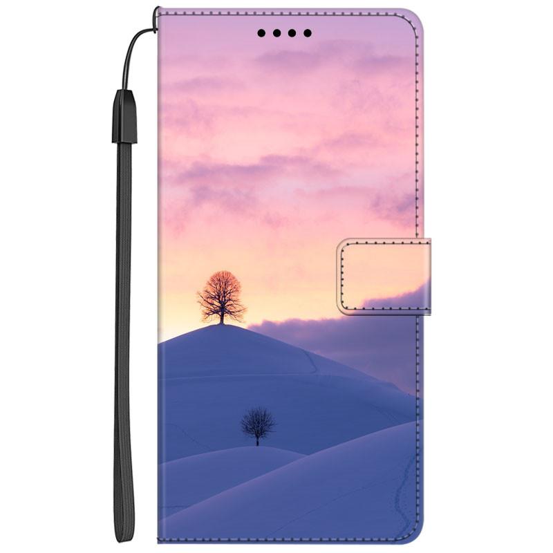 Flip Leather Case For Samsung S24 Ultra 5G Cover Book Wallet Seascape Coque for Samsung Galaxy S23 S22 S21 S20 Ultra S24Ultra