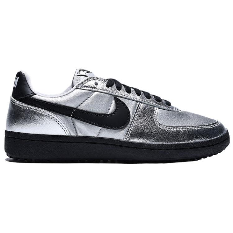Nike Field General Abrasion Resistant Low Top Casual Shoes Women's Silver Sneakers HQ7397-001
