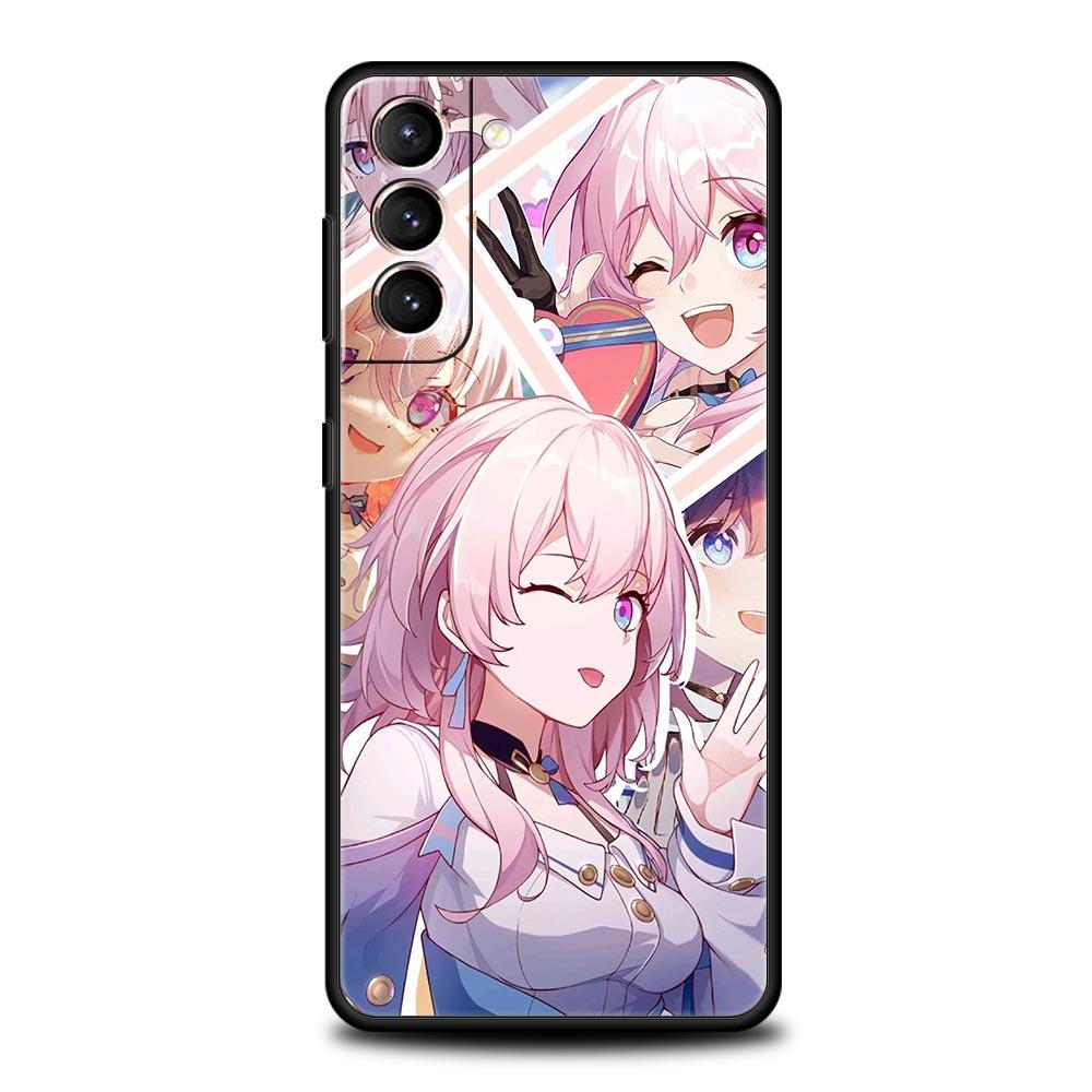 Carcasă de telefon Honkai Star Rail moale pentru Samsung Galaxy S24 S23 S22 S20 Ultra S21 FE 5G S10 S9 Plus S10E S8 20 silicon TPU capac
