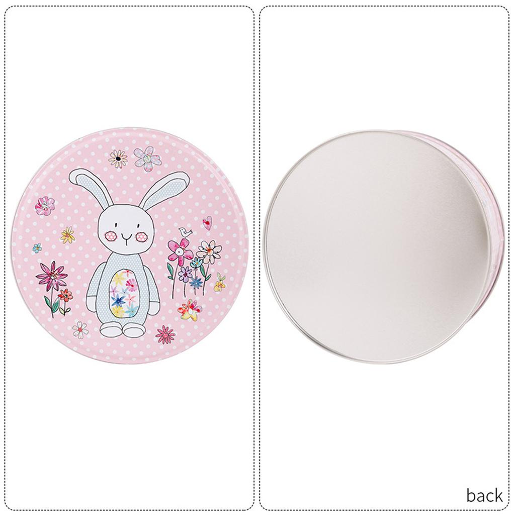 Easter Bunny Storage Box, Tin Cookie Box, Children's Gift Box, Candy Box