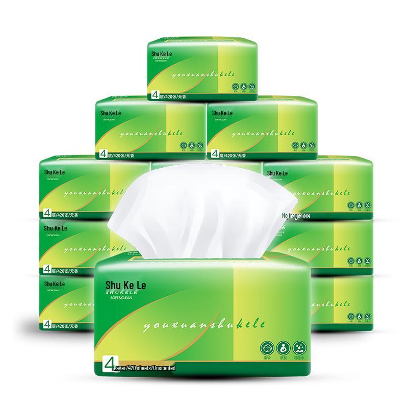 Shukele Virgin Wood Pulp Soft Pack Tissues
