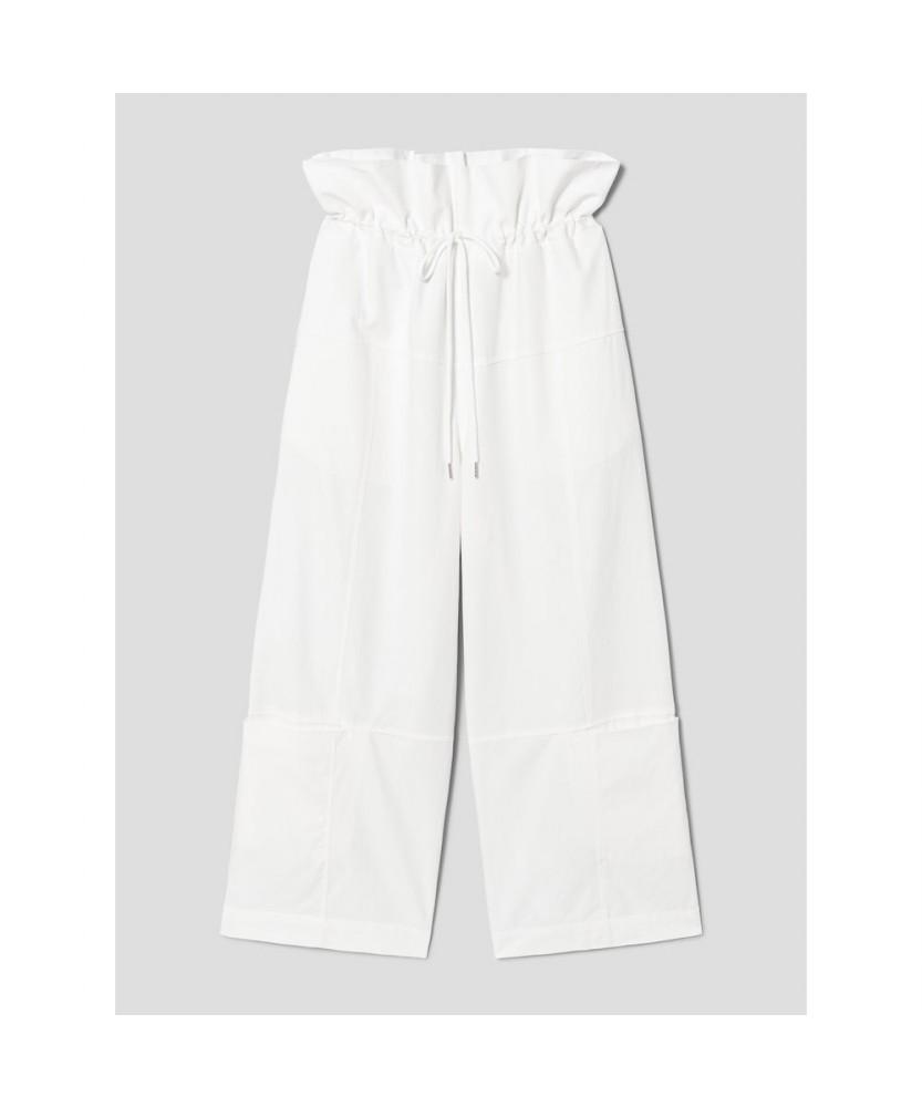 8SECONDS Flap Obi Cotton Pants White