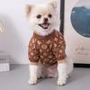 New Luxurious Pet Sweater Winter Fashion Trendy Brand Dog Clothes for Schnauzers and Small Dogs
