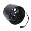 Leistungsstarker Rohrventilator 12V Lüftungs-Abluftventilator 100mm-110mm Für Zuhause Außenbereich Betrieben Durch 12V Solarpanel/Netzteil