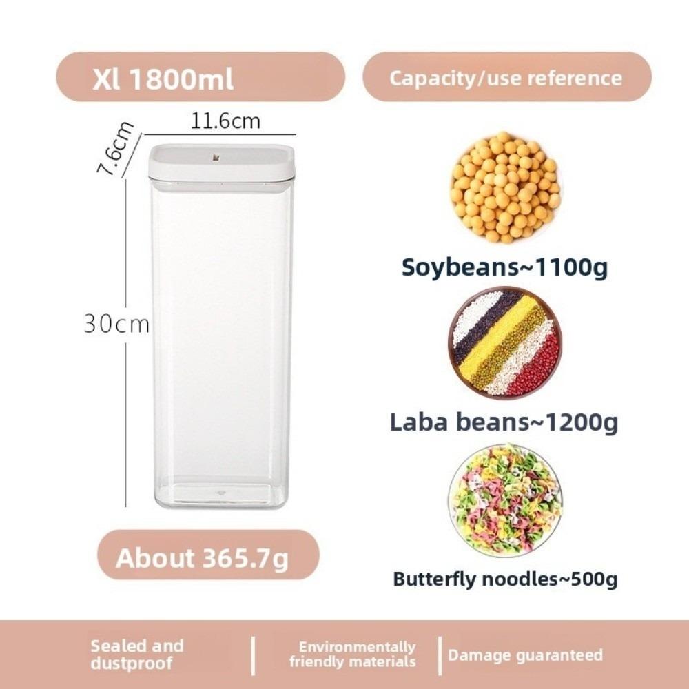 Moisture-Proof Sealed Food Storage Box Transparent Fridge Storage Tank  Kitchen Storage