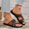 2025The New Ladies Flip-Flops for Leisure Holiday Beach Toe-Clip Plus Size Flat Slippers for Women Designer Shoes