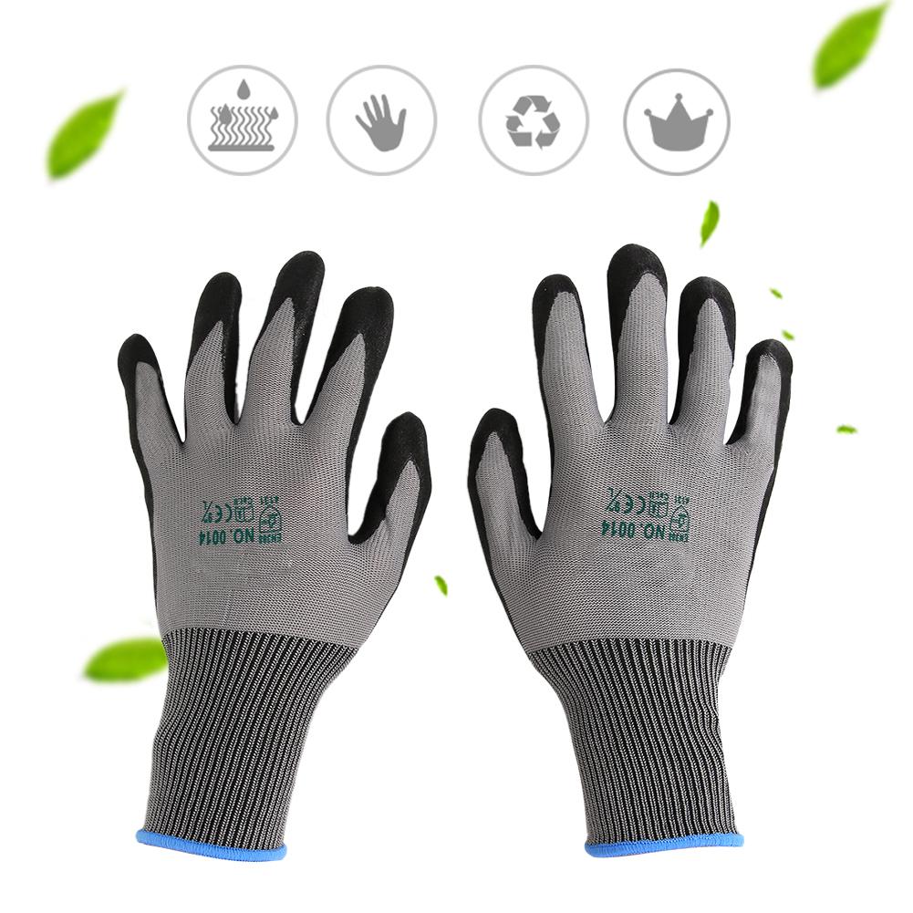 Arbeitshandschuhe Nylon Arbeitshandschuhe Abriebfest Schnittfest Schutz Sicherheitshandschuhe