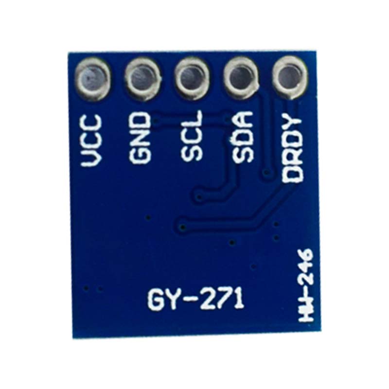 GY-271 QMC5883L 3V-5V Tre 3 Trippelakse Magnetfeltkompass Magnetometersensormodul For Arduino IIC-kort
